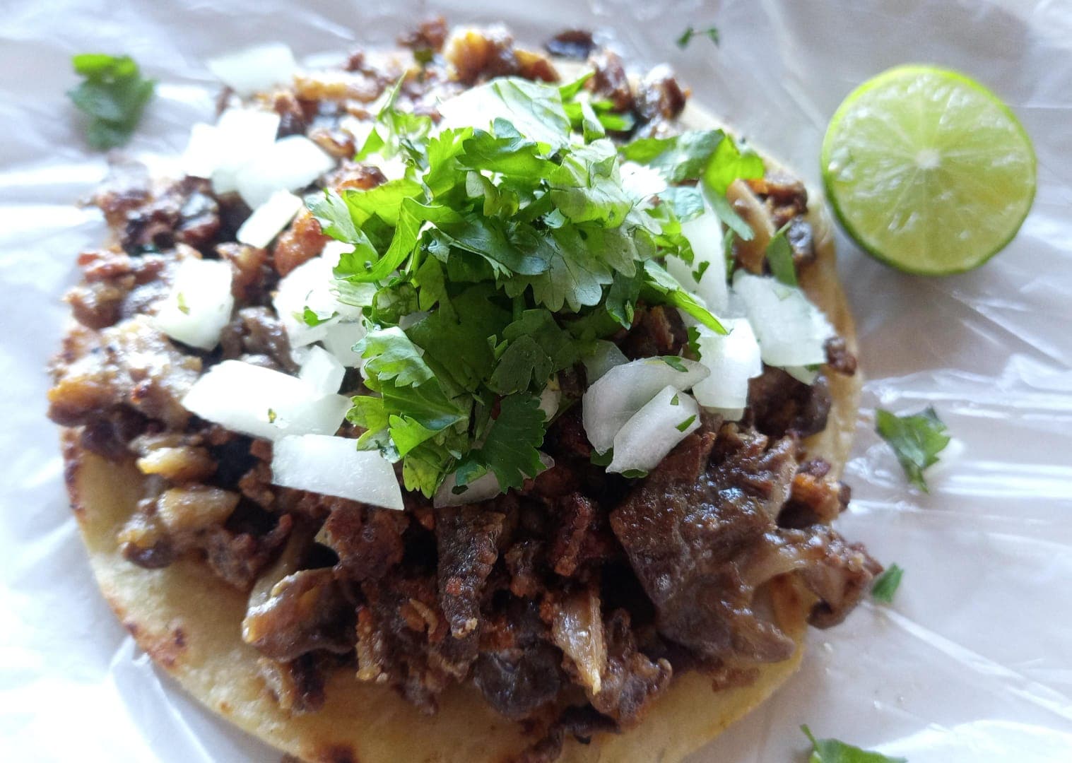 Taco Dorado de Panza