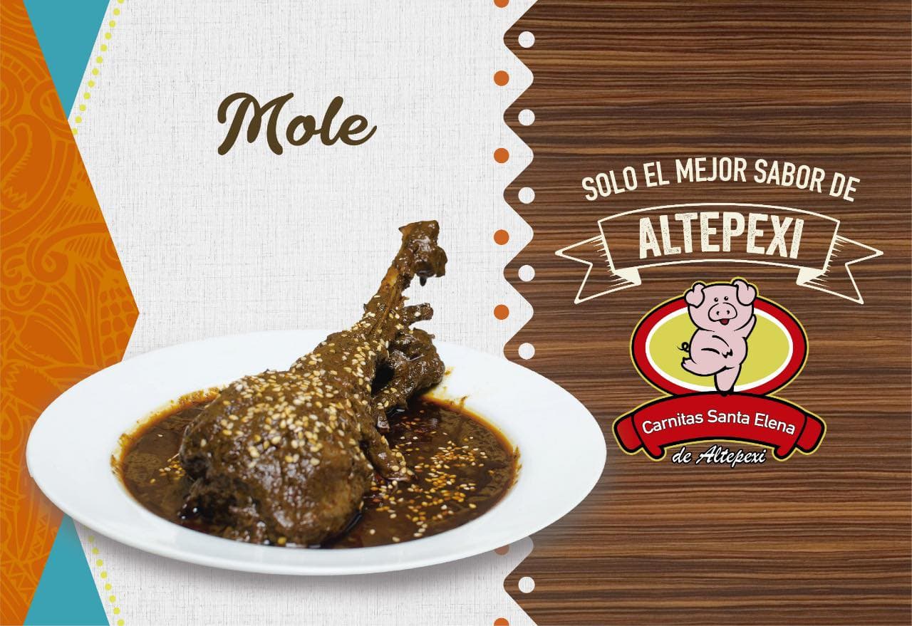 Plato Mole con Pollo