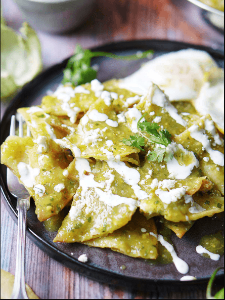 Chilaquiles Verdes Sencillos