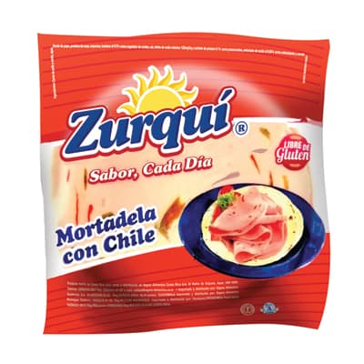 Mortadela con Chile Zurquí 125 g