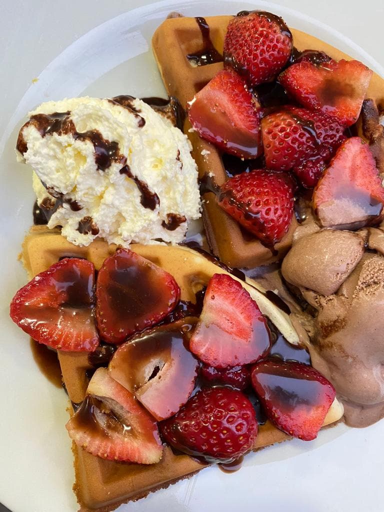 Waffle Frutos Rojos Pequeño