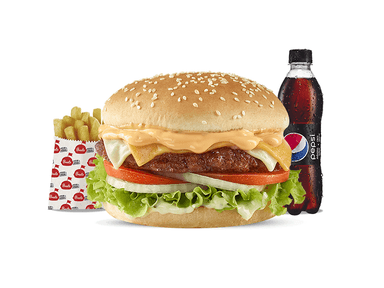 Combo Hamburguesa Quesísima