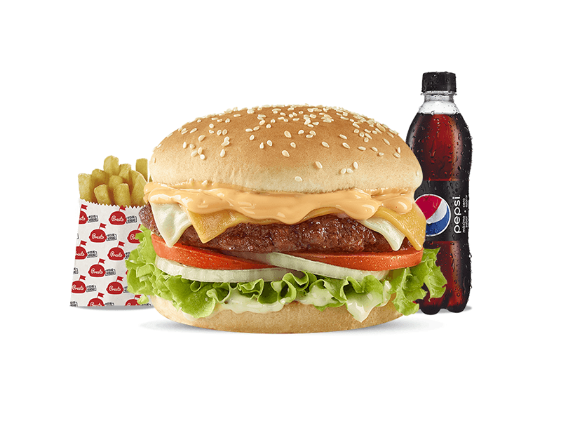 Combo Hamburguesa Quesísima