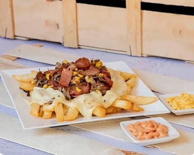 Papitas Americanas mas Gaseosa