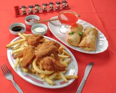 Alitas 15 Unidades con Papas fritas #35-A