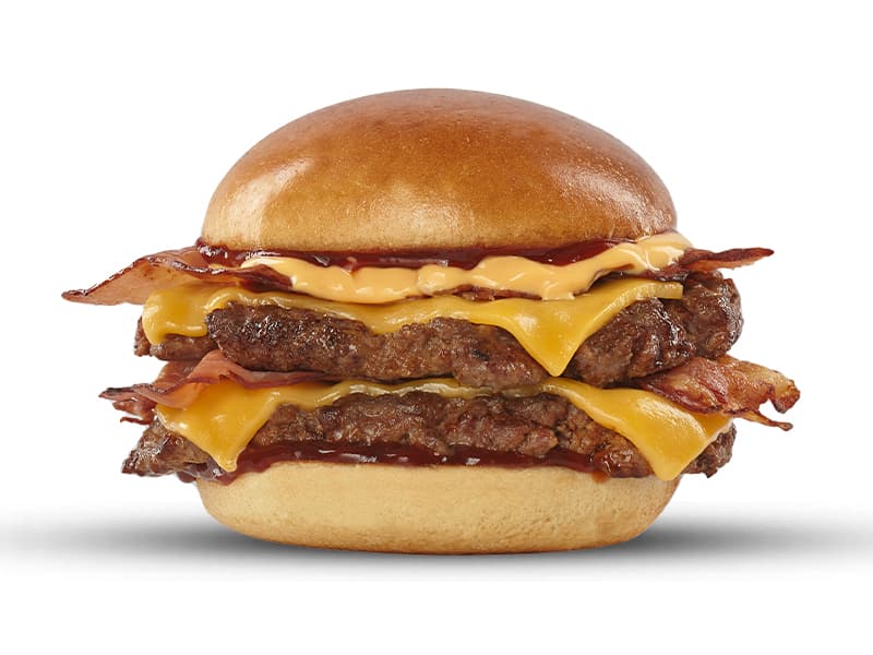 Hamburguesa Smash Queso y Tocineta