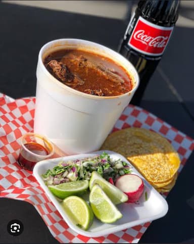 Taco de Birria+Vaso de 10 Oz. de Birria de Res