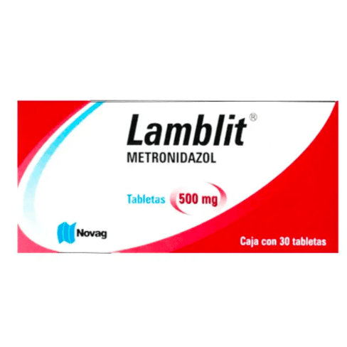Lamblit Metronidazol (500 mg). 30 tabletas.