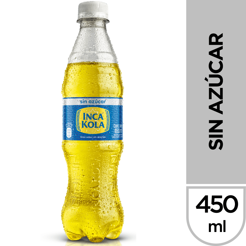 Inca Kola sin Azúcar 450 ml