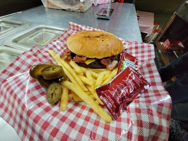 Hamburguesa BBQ de Res