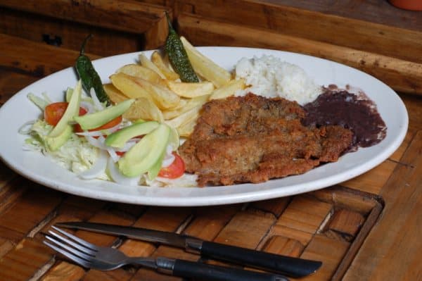 Milanesa con Papas
