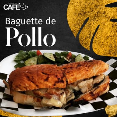 Combo Baguette de Pollo + Agua Fresca