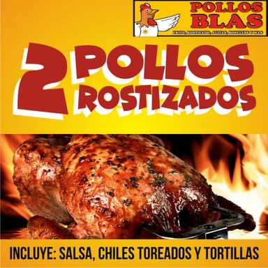 2 Pollo Rostizados