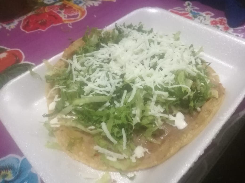 Tostada de Picadillo