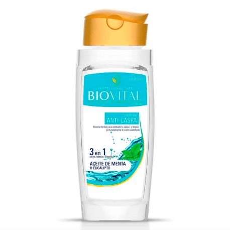 Biovital Shampoo Anti Caspa con Aceite de Menta y Eucalipto