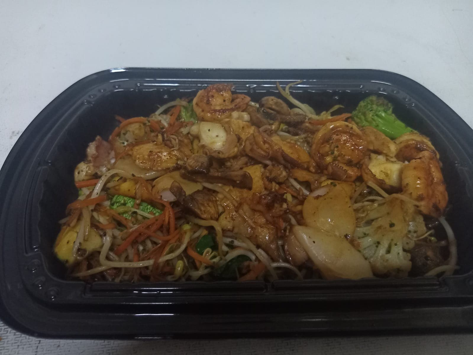 Tallarín Udon de Camarón