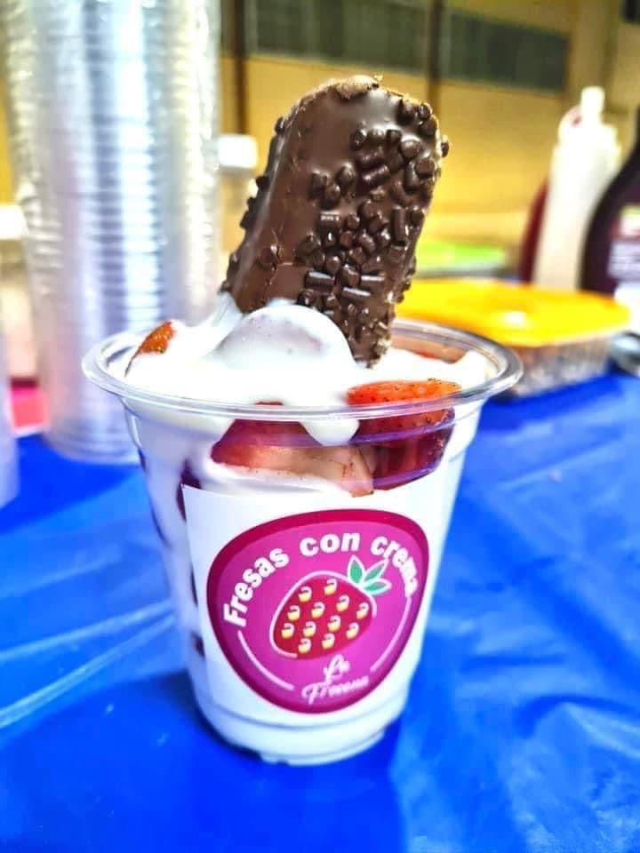 Fresas Con Crema Especial Gansito MedianaVaso 12oz