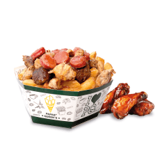 Mega Box Parrillero más 3 Alitas BBQ