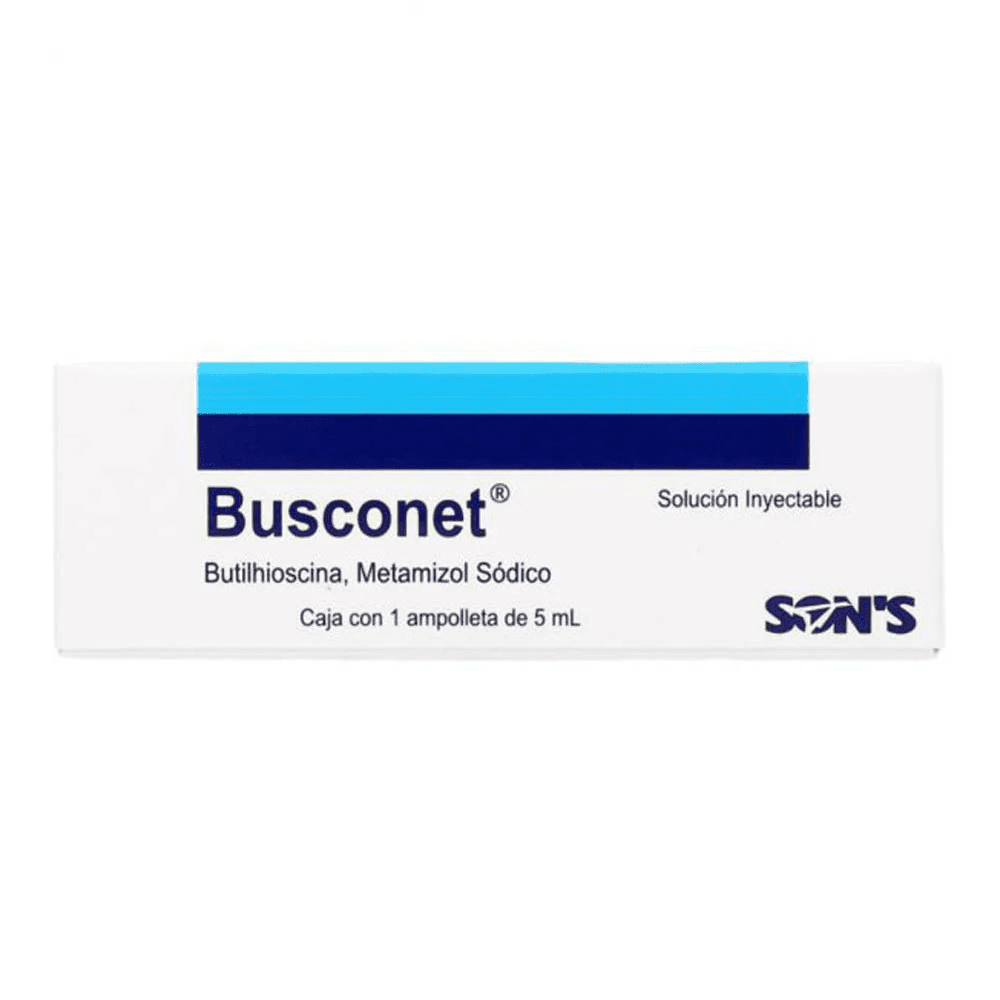 BUTILHIOSCINA-METAMIZOL 20 MG./2.5 G./5 ML. AMP C/1 (BUSCONET)