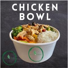 Combo Chiken Bowl y Limonada con Pepino