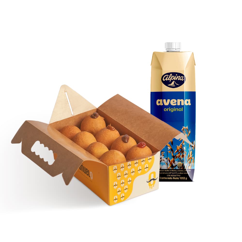Caja x8 con Litro de Avena