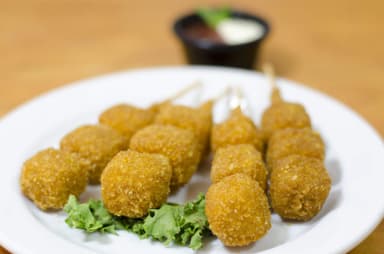 Brocheta de queso