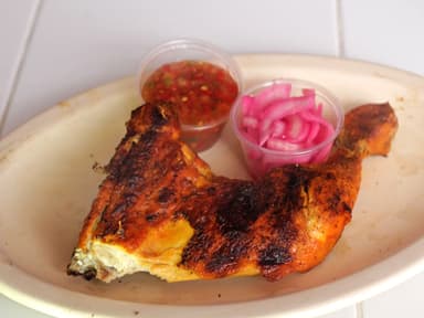 1/4 De Pollo Asado + Tortillas