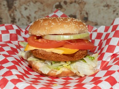 Hamburguesa Pollo con Queso