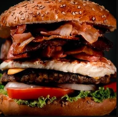 Hamburguesa Camarón con Tocino CBO