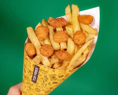 Chicken Popcorn Top Fries
