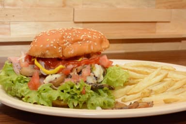 Hamburguesa Champi Queso