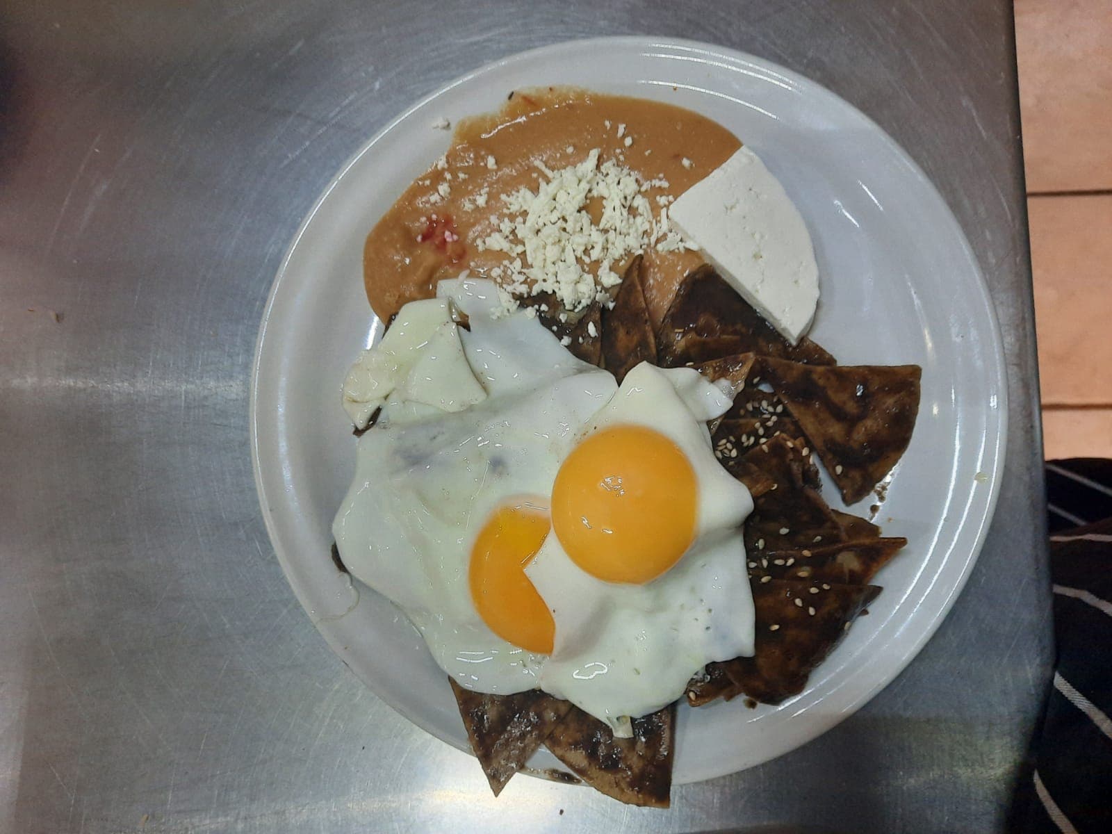 Chilaquiles en Mole