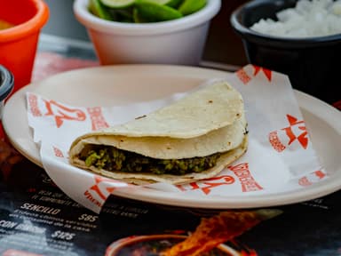 Taco de Chorizo Verde