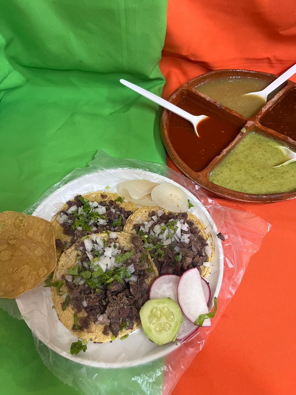 Orden de 3 Tacos de Bistec