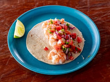 Taco Camarón Guajillo
