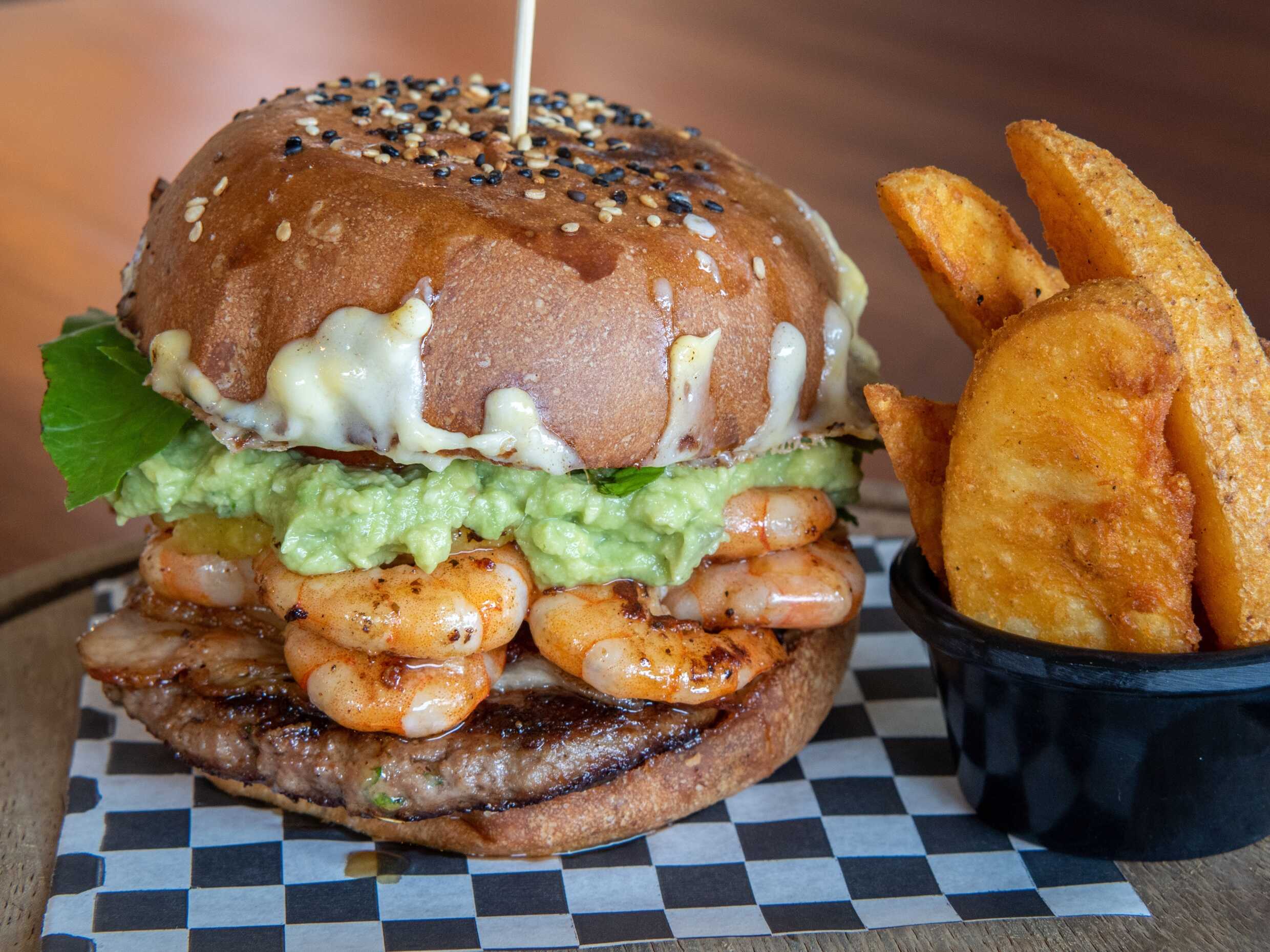 Hamburguesa Mar y Tierra