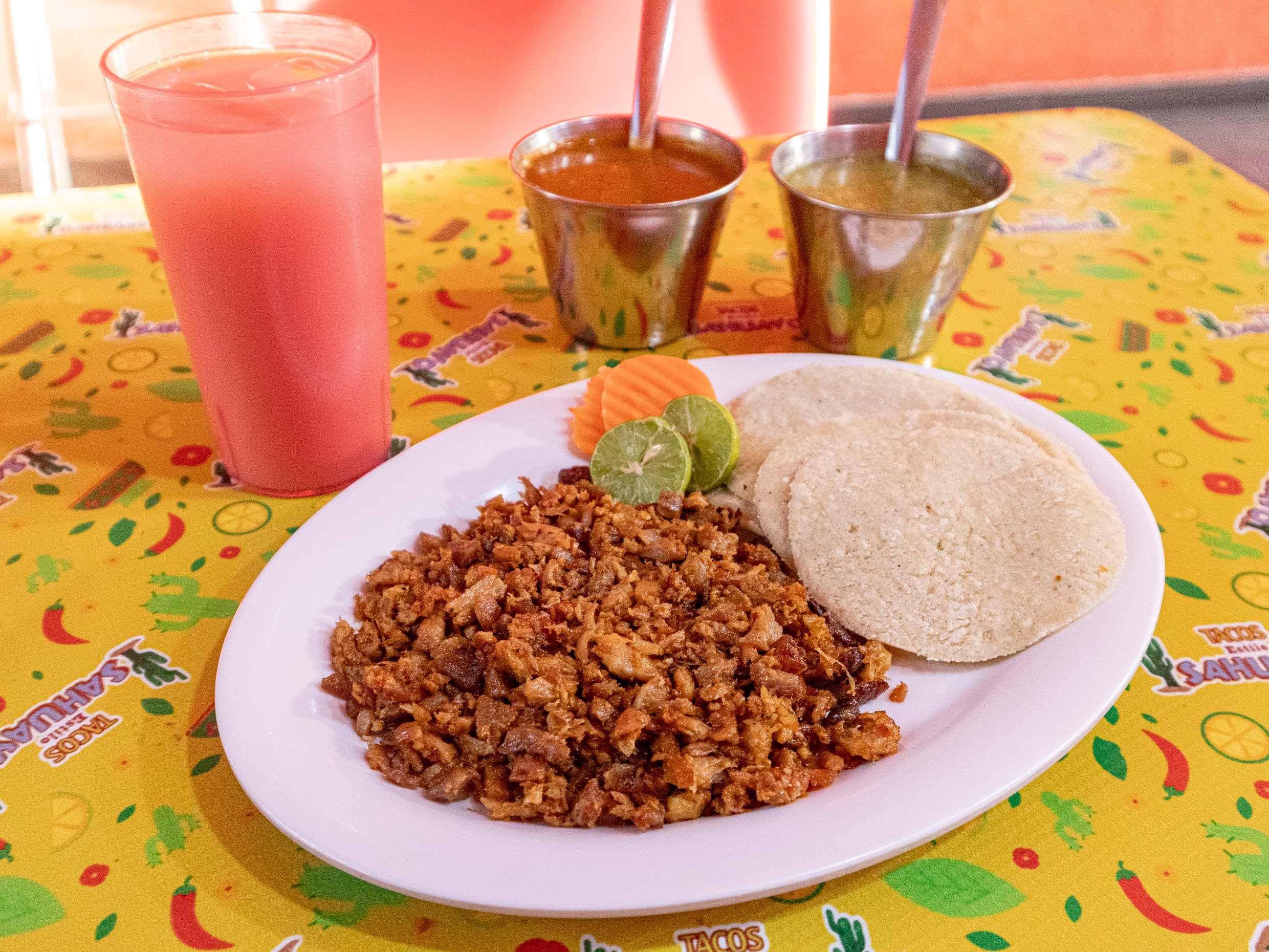Combo4, Orden de 200g de pastor o carnitas + Agua