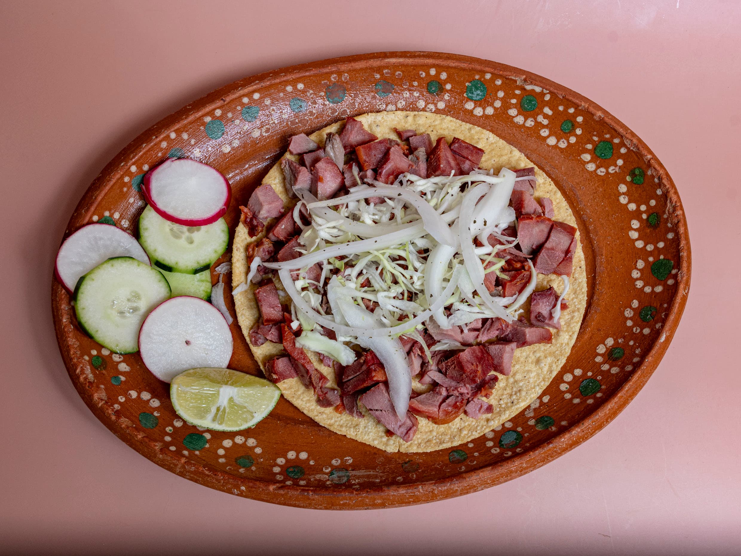 Tostada de Lengua