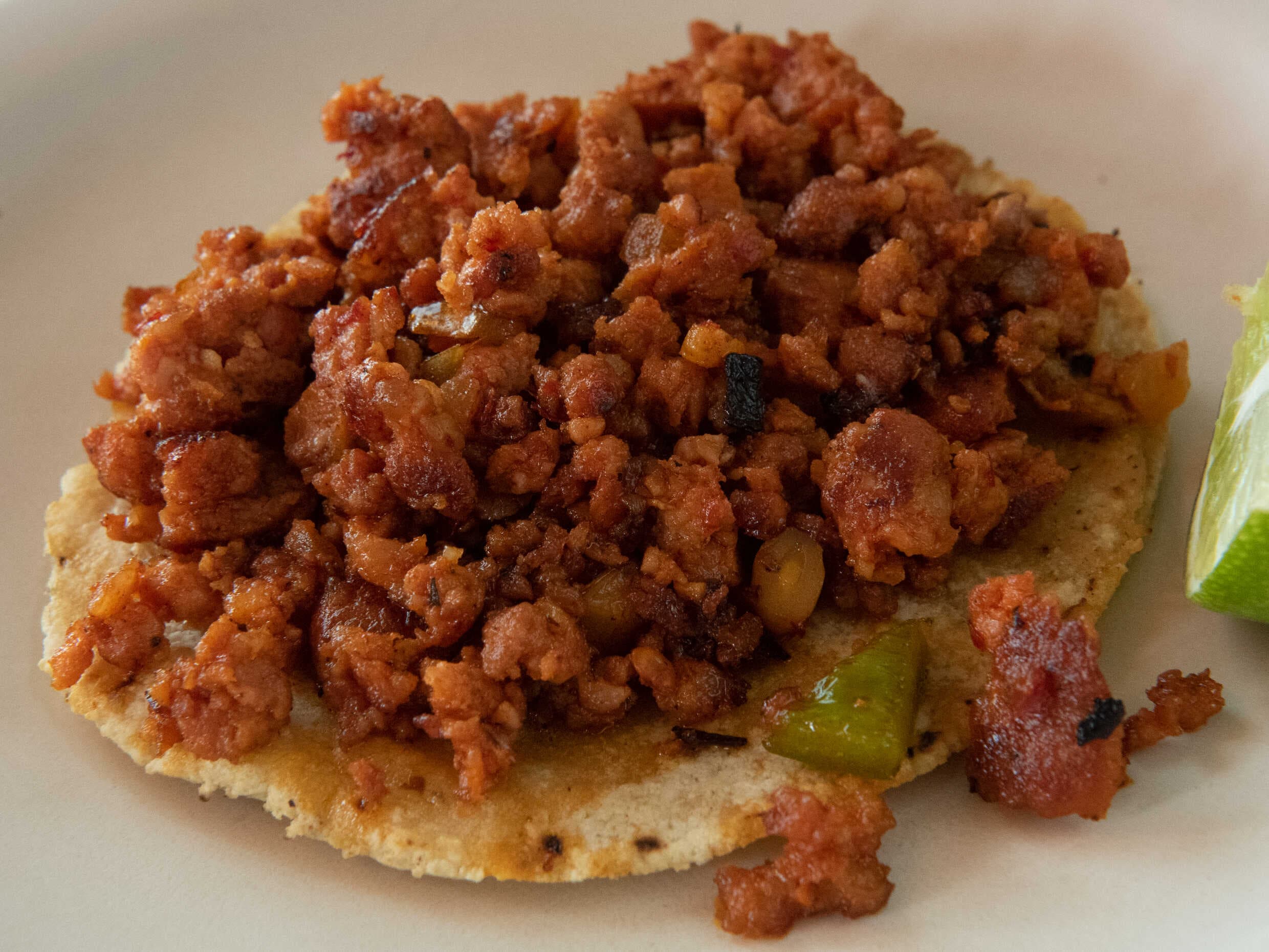 Taco de Chorizo