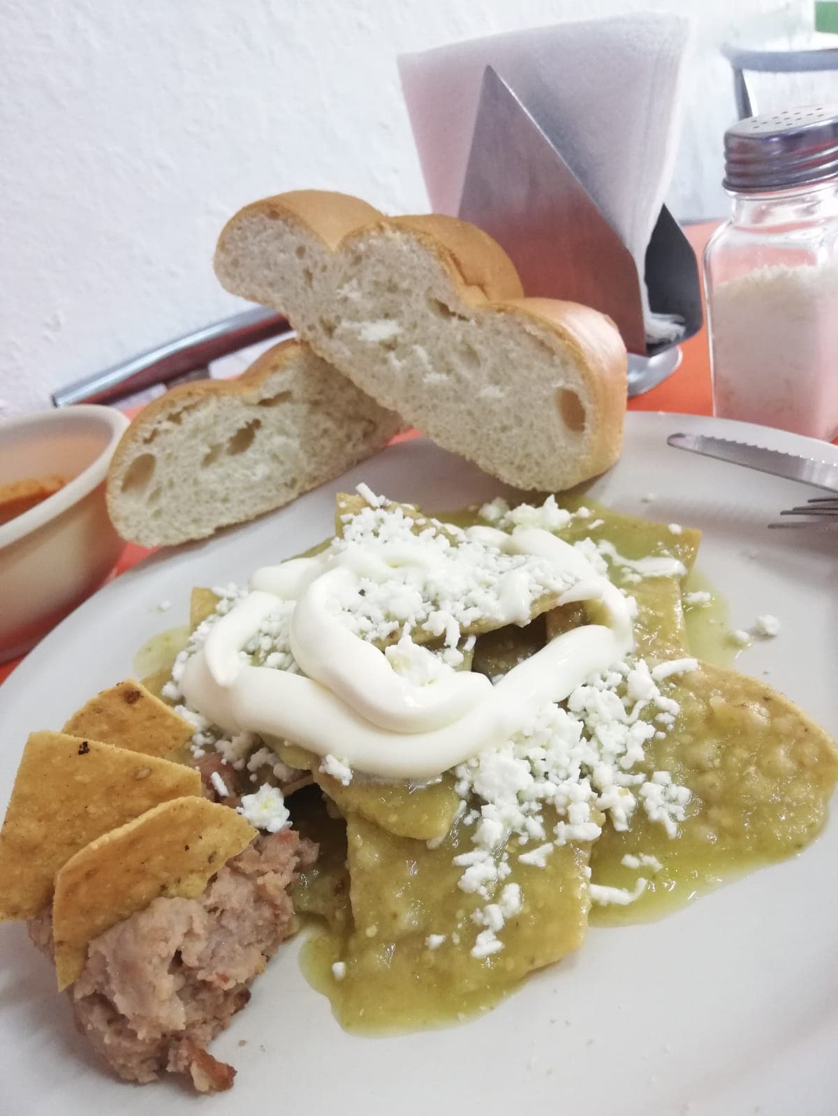 Orden de Chilaquiles sencillos