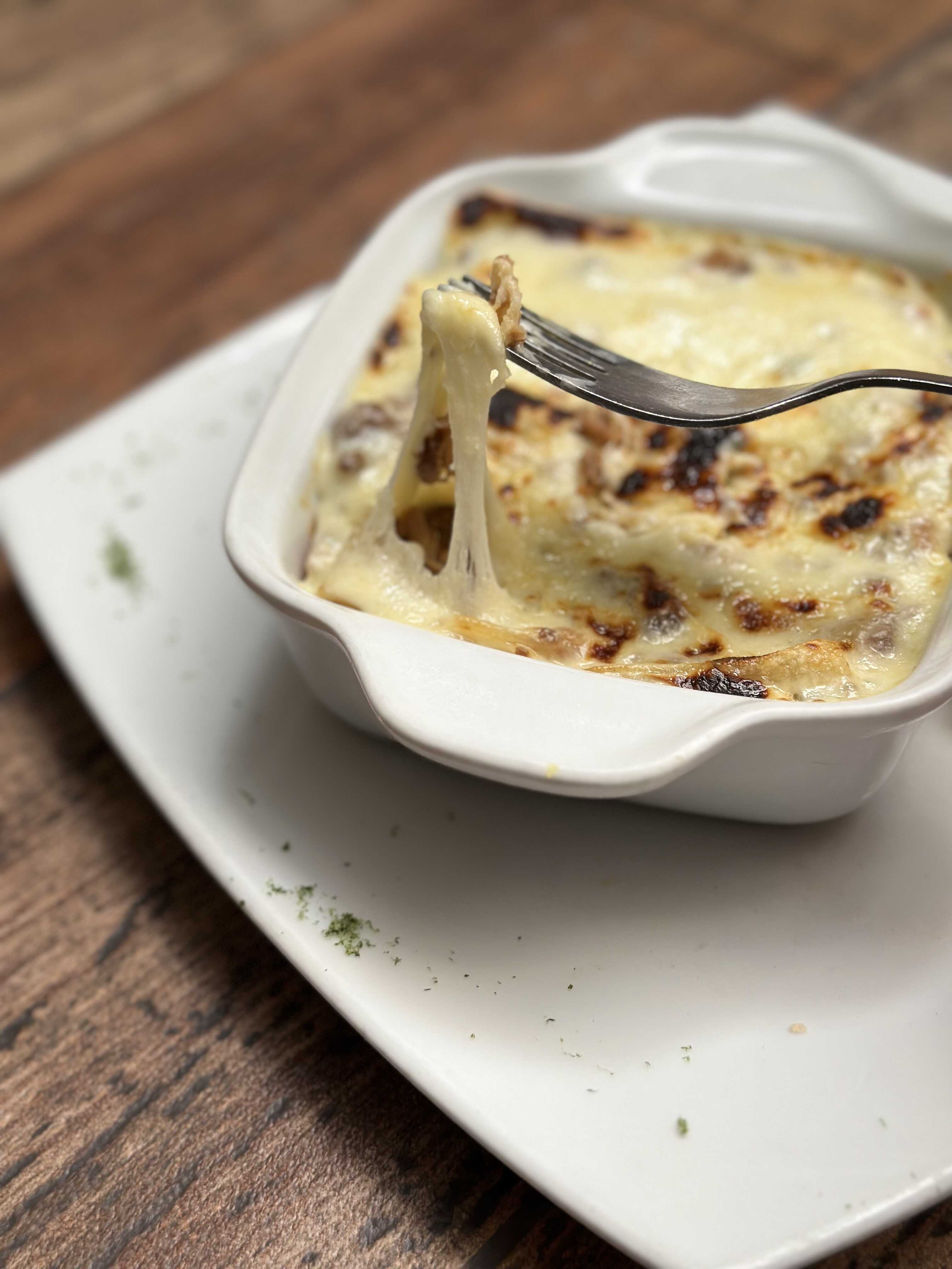 Lasaña Pollo Champiñón
