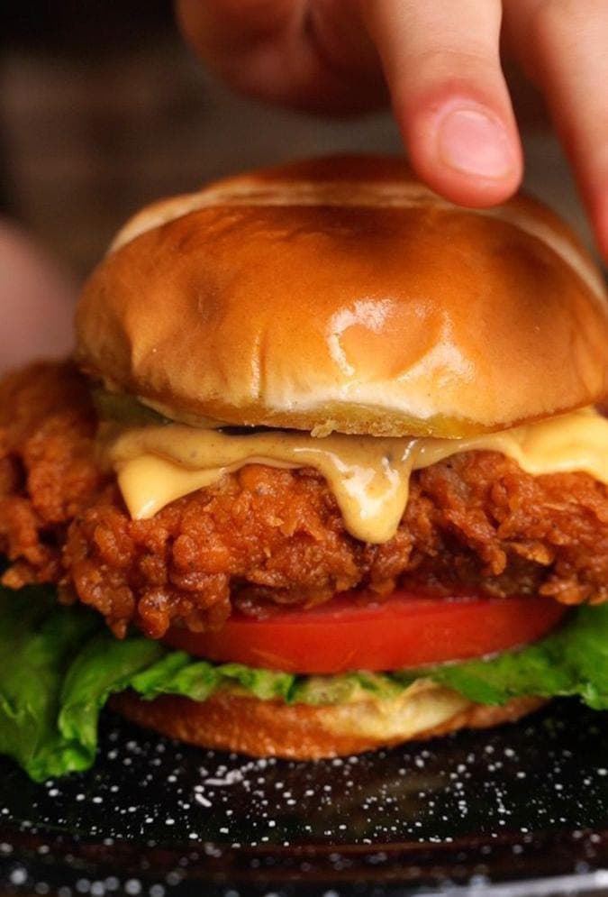 Hamburguesa Broaster