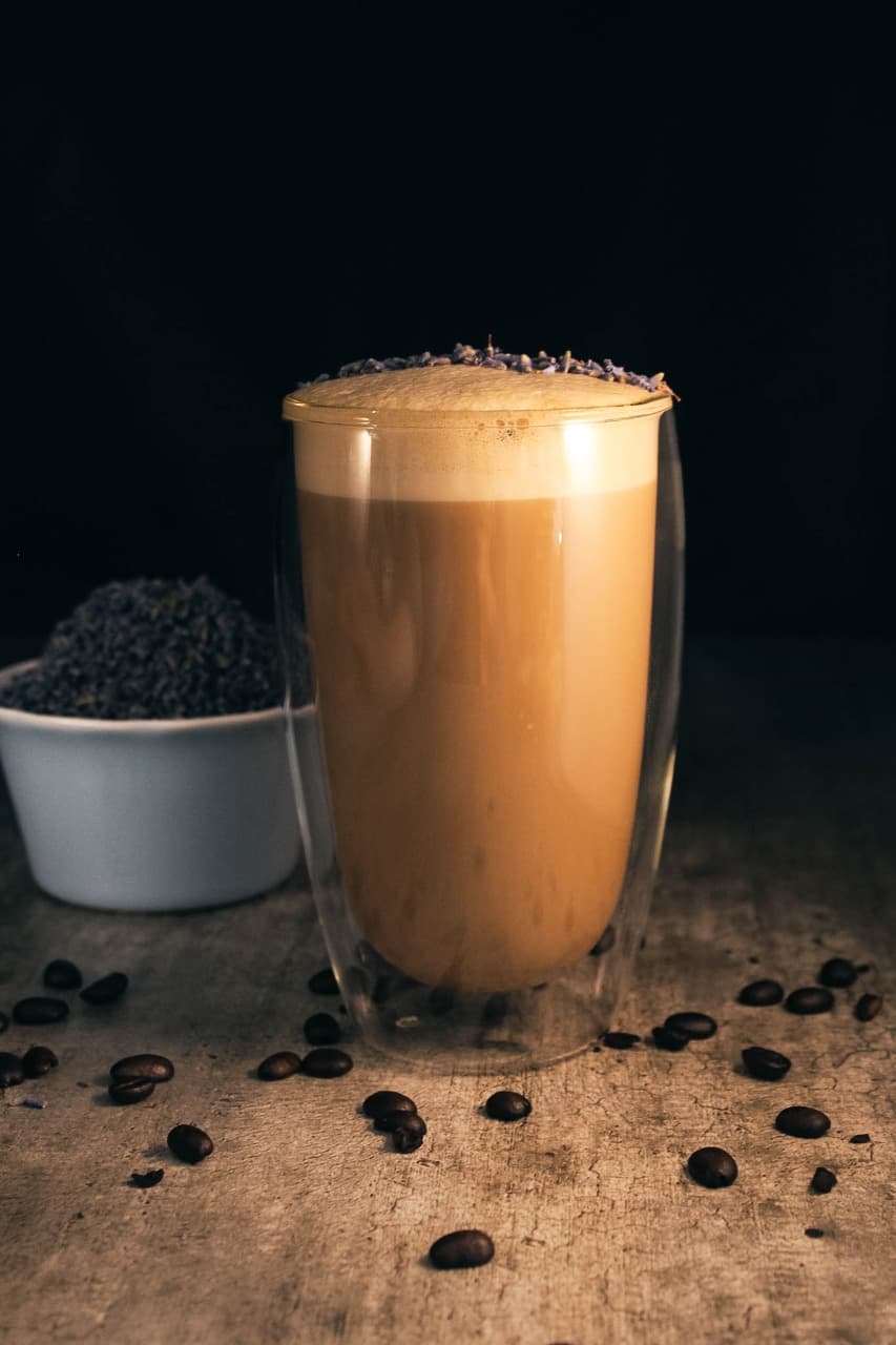 Latte de Lavanda