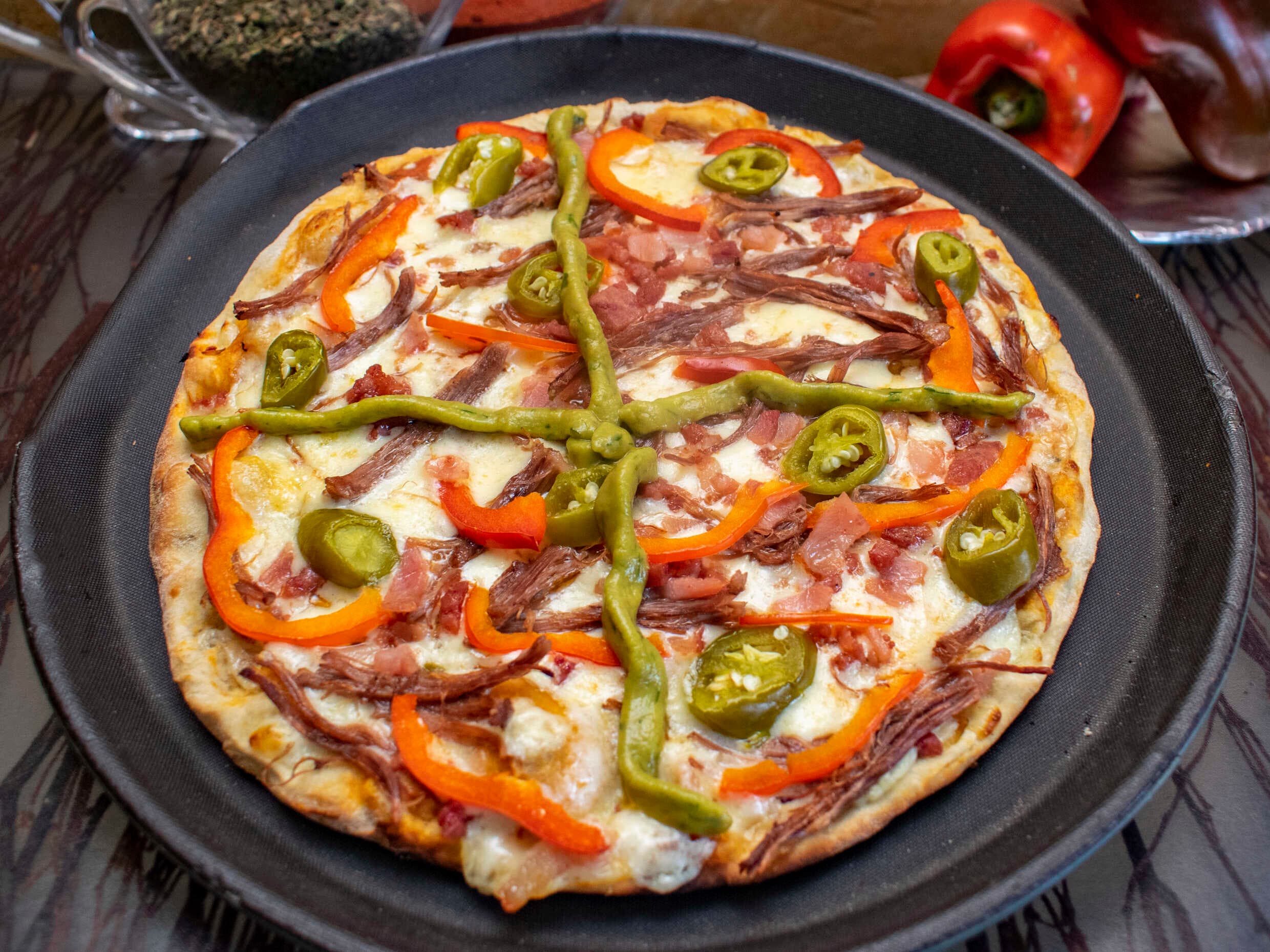 Pizzeta Jalapeña
