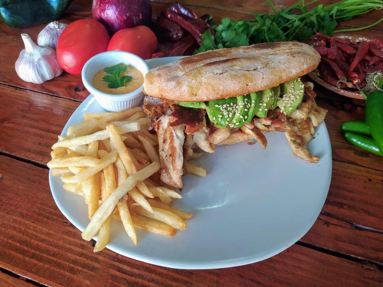Torta Pollo a la Plancha