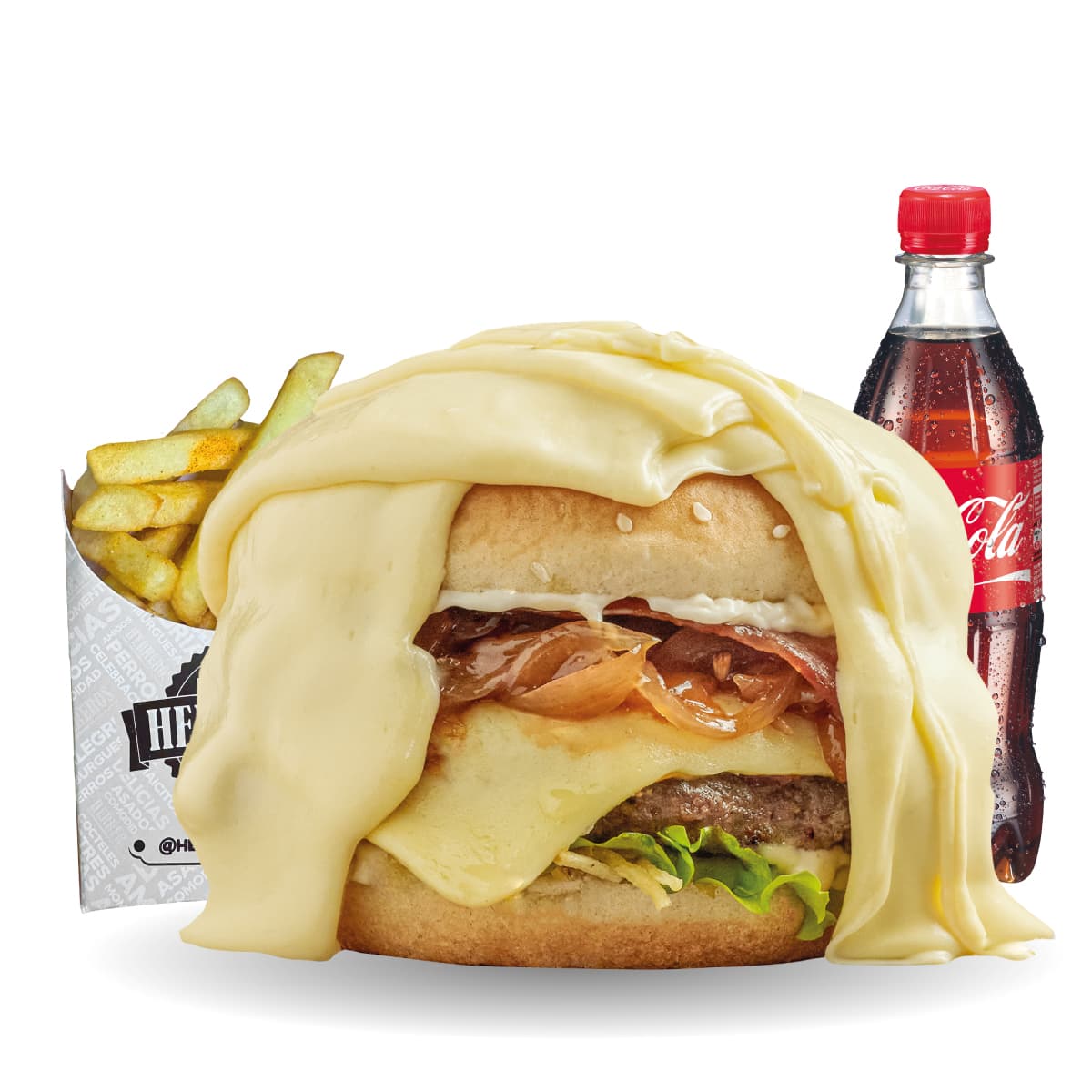 Combo Hamburguesa Súper Guerrero de mi Barrio
