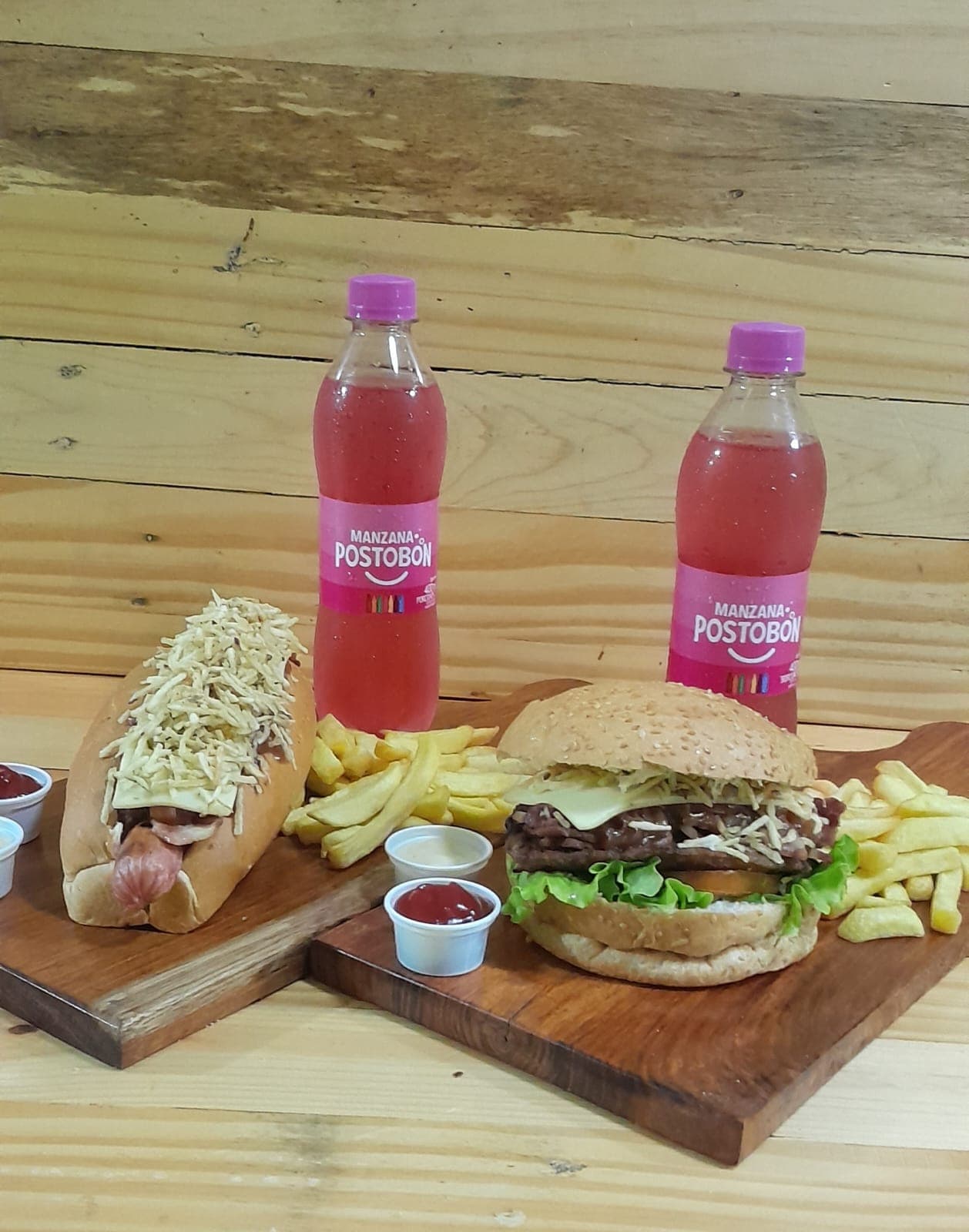 Combo Mix Para Dos + Papitas + Bebida
