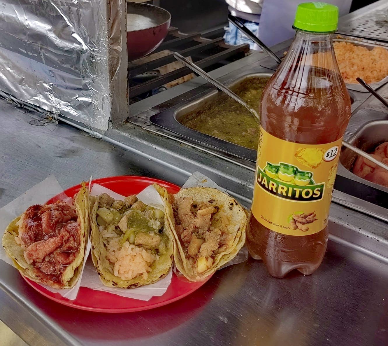 5 Tacos de Guisado + Jarrito
