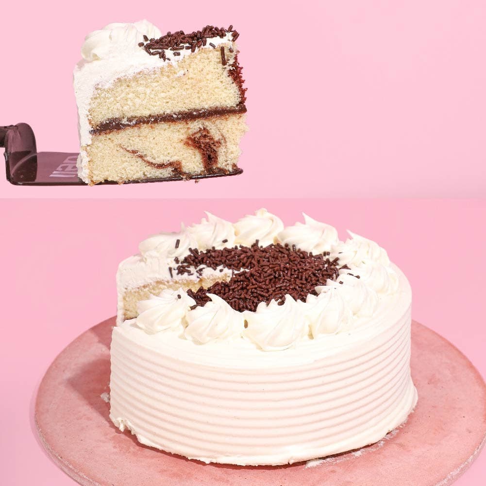 Torta de Vainilla con Chocolate