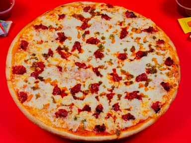 PIZZA MEXICANA + PAPAS A LA FRANCESA